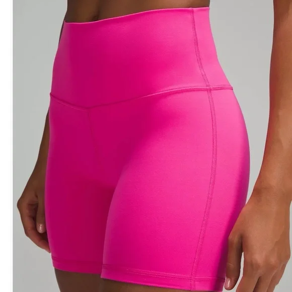 Lululemon Align Short High Rise Bike Shorts Sonic Pink 12 Nwt - Picture 9 of 9